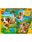 LEGO Creator 3-in-1 Cute Animals: Playful Puppy Dog, 31382 product photo View 17 S