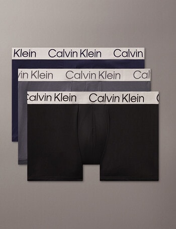Calvin Klein Engineered Chromatic Trunk, 3-Pack, Peacoat product photo