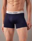 Calvin Klein Engineered Chromatic Trunk, 3-Pack, Peacoat product photo View 02 S