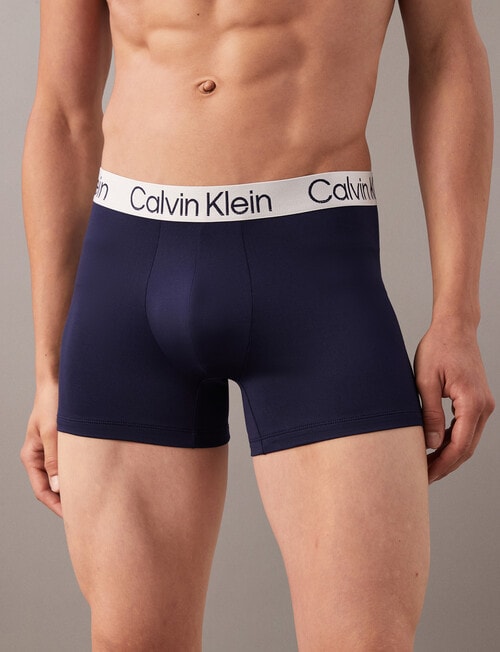 Calvin Klein Engineered Chromatic Trunk, 3-Pack, Peacoat product photo View 02 L
