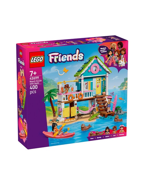LEGO Friends Beach House with Seals, 42699 product photo View 14 L