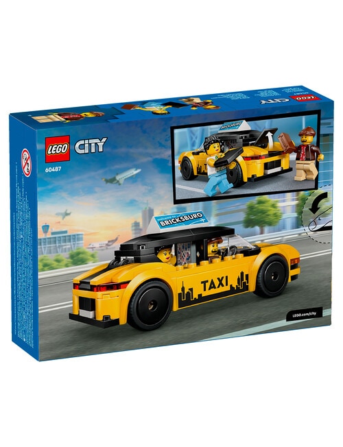 LEGO City City Yellow Taxi, 60487 product photo View 06 L