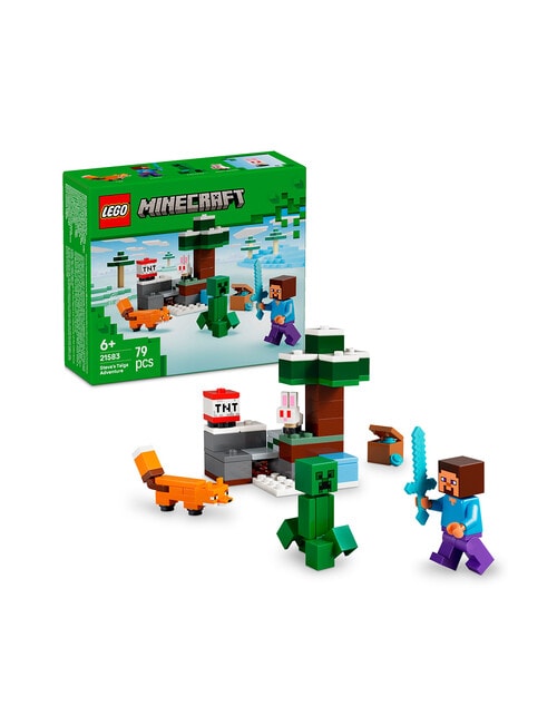 LEGO Minecraft Steve's Taiga Adventure, 21583 product photo