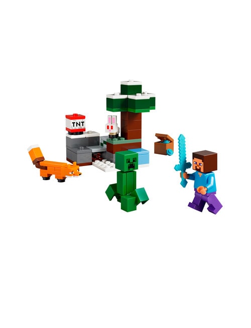LEGO Minecraft Steve's Taiga Adventure, 21583 product photo View 02 L