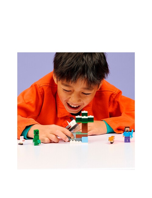 LEGO Minecraft Steve's Taiga Adventure, 21583 product photo View 10 L