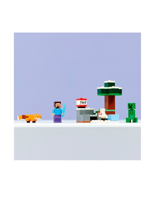 LEGO Minecraft Steve's Taiga Adventure, 21583 product photo View 12 L