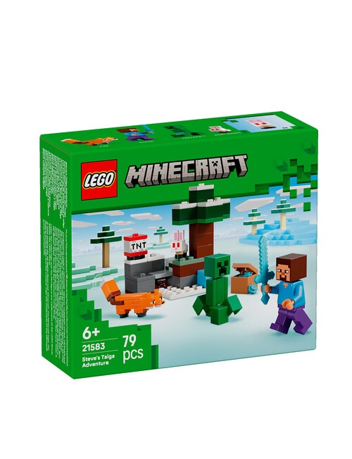 LEGO Minecraft Steve's Taiga Adventure, 21583 product photo View 13 L