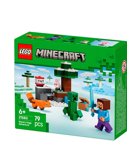 LEGO Minecraft Steve's Taiga Adventure, 21583 product photo View 14 L