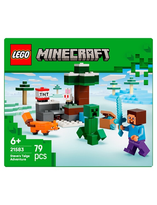 LEGO Minecraft Steve's Taiga Adventure, 21583 product photo View 15 L