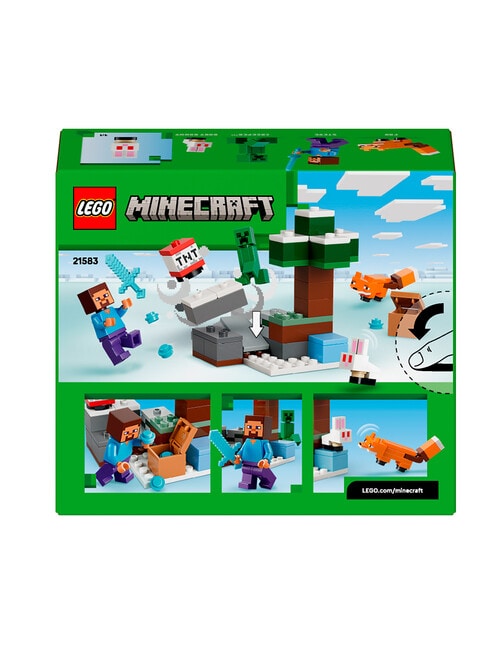LEGO Minecraft Steve's Taiga Adventure, 21583 product photo View 17 L
