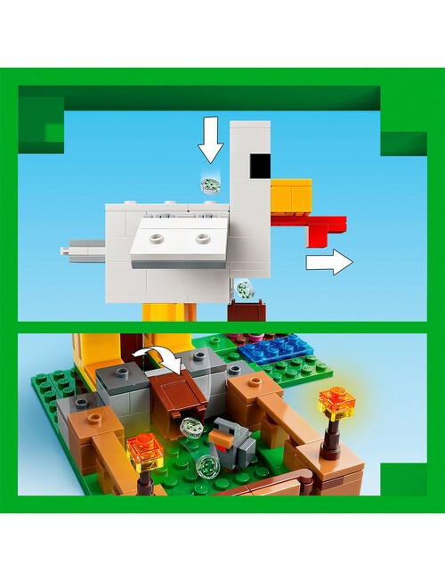 LEGO Minecraft Chicken Farm, 21585 product photo View 06 L
