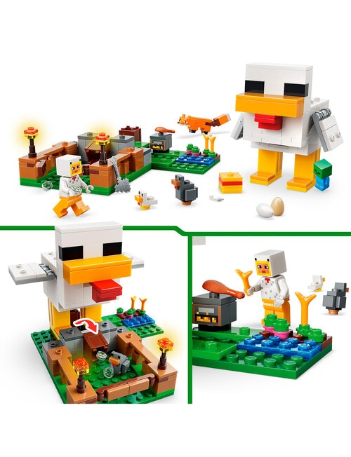 LEGO Minecraft Chicken Farm, 21585 product photo View 11 L