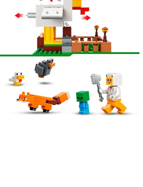 LEGO Minecraft Chicken Farm, 21585 product photo View 12 L