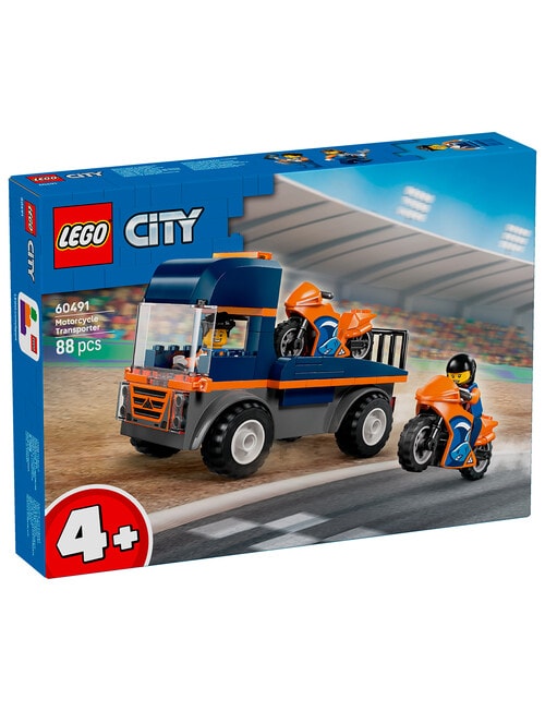 LEGO City City Motorcycle Transporter, 60491 product photo View 02 L