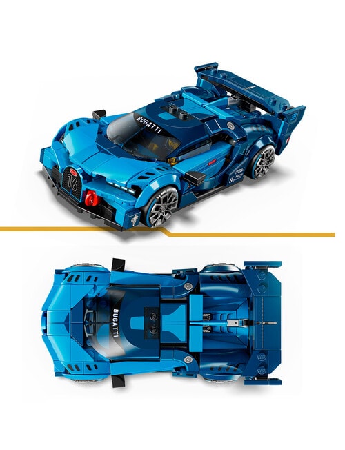LEGO Speed Champions Bugatti Vision GT Hyper Sports Car, 77253 product photo View 06 L
