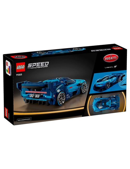 LEGO Speed Champions Bugatti Vision GT Hyper Sports Car, 77253 product photo View 11 L
