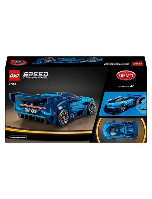 LEGO Speed Champions Bugatti Vision GT Hyper Sports Car, 77253 product photo View 12 L
