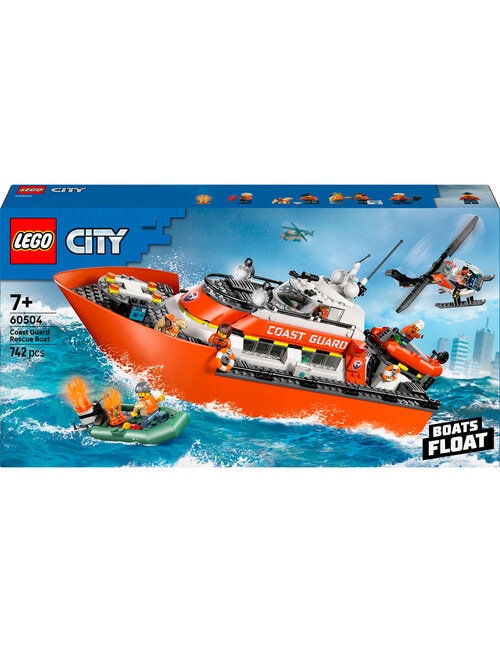 LEGO City Coast Guard Rescue Boat & Helicopter, 60504 product photo View 03 L