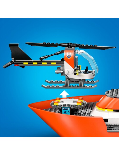 LEGO City Coast Guard Rescue Boat & Helicopter, 60504 product photo View 06 L