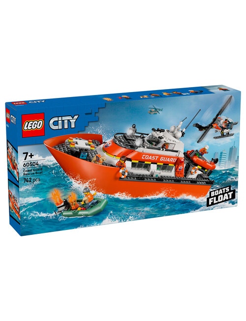 LEGO City Coast Guard Rescue Boat & Helicopter, 60504 product photo View 13 L