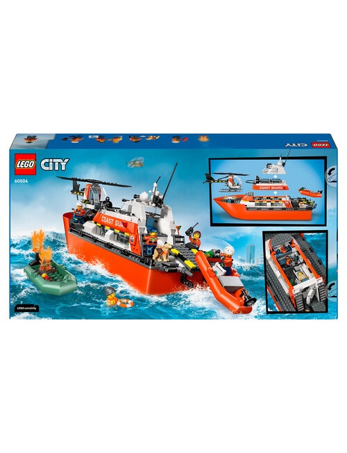 LEGO City Coast Guard Rescue Boat & Helicopter, 60504 product photo View 15 L
