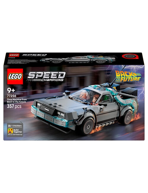 LEGO Speed Champions Time Machine from Back to the Future, 77256 product photo View 03 L