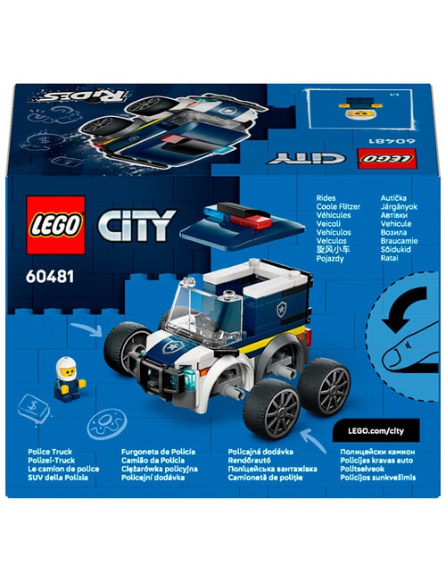 LEGO City Rides, Police Truck, 60481 product photo View 11 L