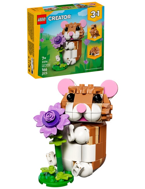 LEGO Creator 3-in-1 Cute Hamster with a Flower, 31376 product photo