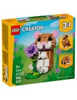 LEGO Creator 3-in-1 Cute Hamster with a Flower, 31376 product photo View 02 S