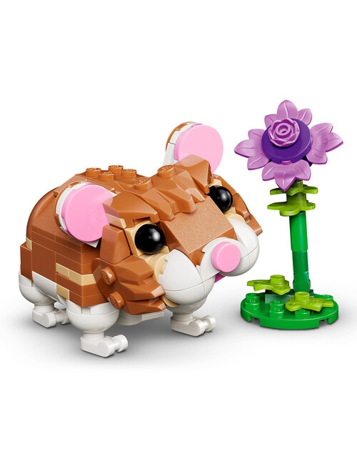 LEGO Creator 3-in-1 Cute Hamster with a Flower, 31376 product photo View 03 L