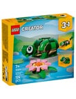 LEGO Creator 3-in-1 Turtle with a Water Lily, 31377 product photo View 02 S