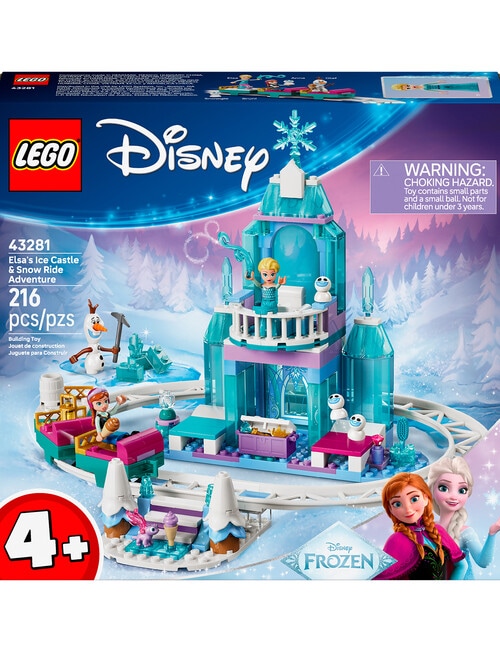 LEGO Disney Princess Elsa's Ice Castle & Snow Ride Adventure, 43281 product photo View 03 L
