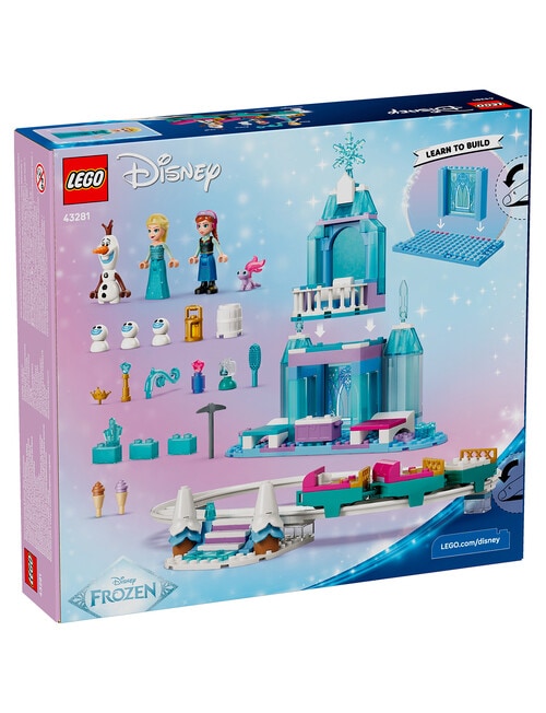 LEGO Disney Princess Elsa's Ice Castle & Snow Ride Adventure, 43281 product photo View 14 L