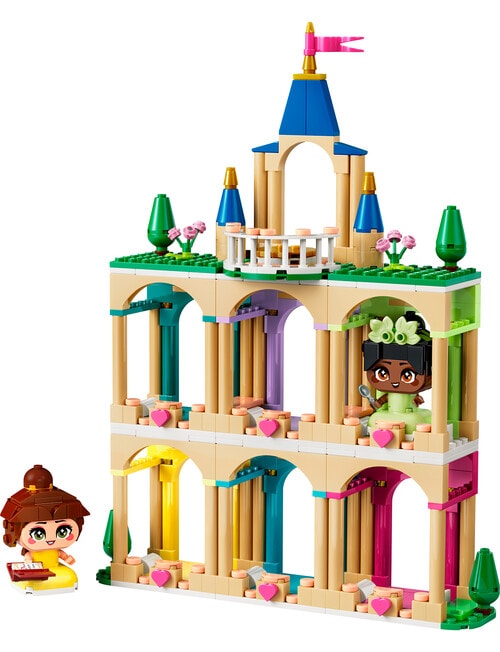 LEGO Disney Princess Mini Belle & Tiana with Castle, 43291 product photo View 02 L