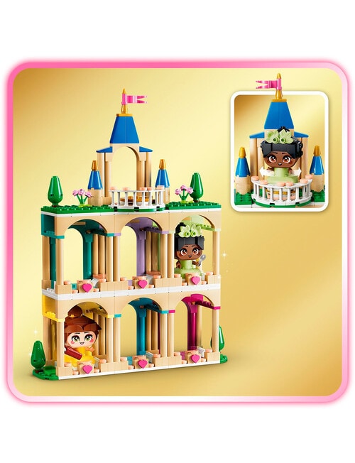 LEGO Disney Princess Mini Belle & Tiana with Castle, 43291 product photo View 05 L