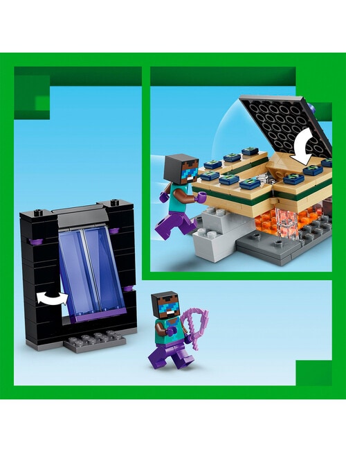 LEGO Minecraft Nether & End Portal Journey, 21584 product photo View 04 L