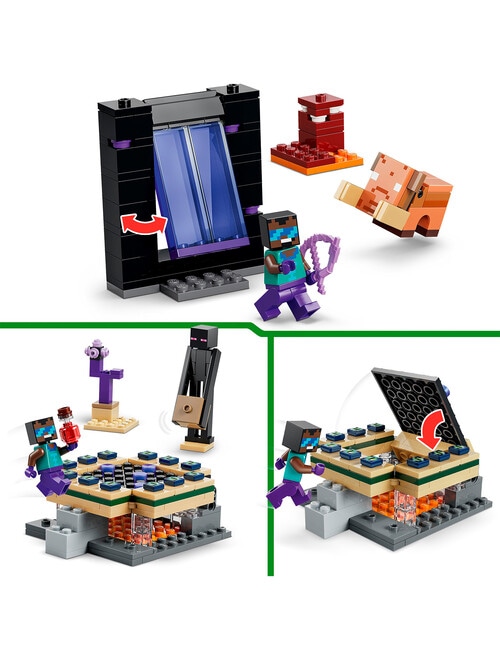 LEGO Minecraft Nether & End Portal Journey, 21584 product photo View 07 L