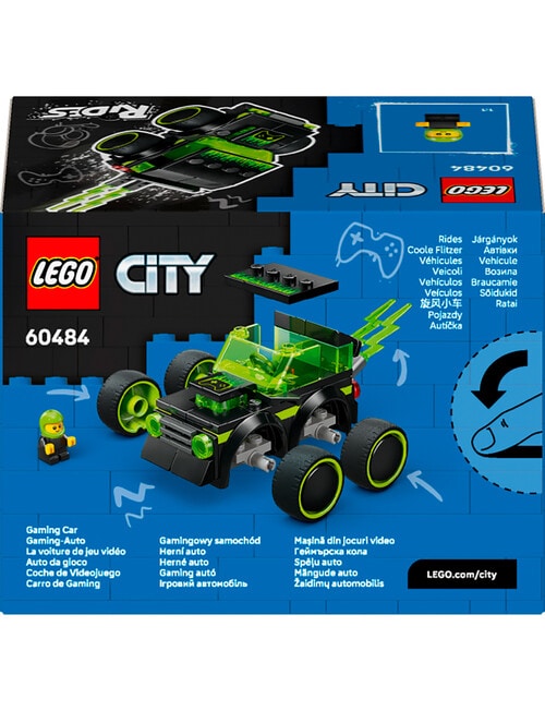 LEGO City Rides, Gaming Race Car, 60484 product photo View 15 L