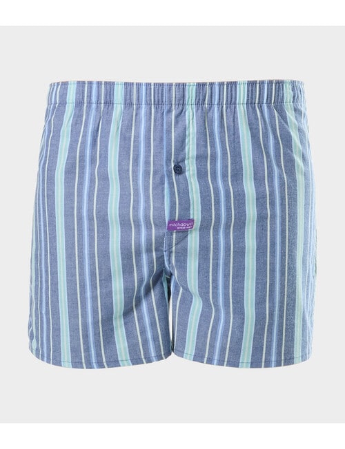 Mitch Dowd Regal Stripe Cotton Stretch Boxer Short, Navy product photo