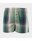Mitch Dowd Green Machine Check Bamboo Boxer Short, Green product photo