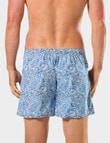 Mitch Dowd Paisley Hero Bamboo Boxer Short, Blue product photo View 03 S