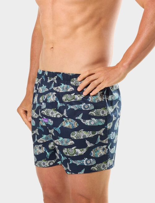 Mitch Dowd Making Waves Cotton Boxer Short, 3-Pack, Assorted product photo View 12 L