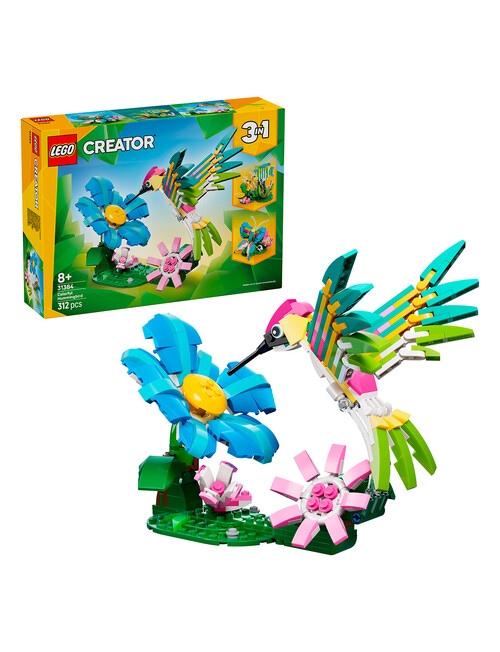 LEGO Creator 3-in-1 Colorful Hummingbird, 31384 product photo