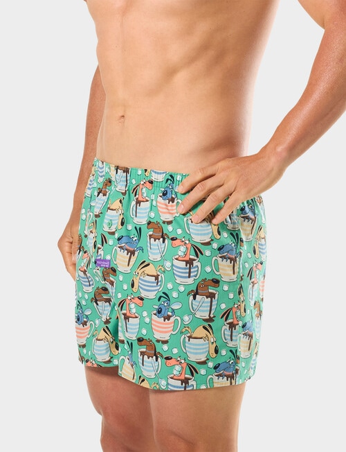 Mitch Dowd Cattys & Doggos Cotton Boxer Short, 3-Pack, Assorted product photo View 12 L