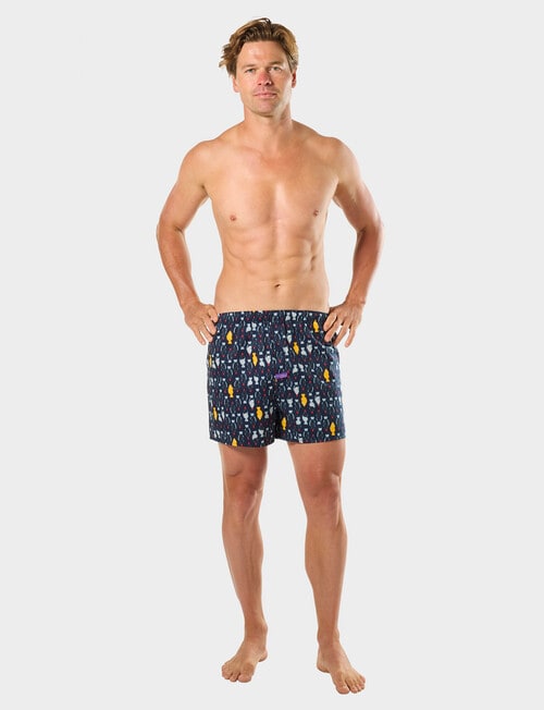 Mitch Dowd Sushi Cotton Boxer Short, 3-Pack, Assorted product photo View 05 L