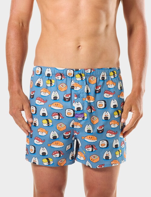 Mitch Dowd Sushi Cotton Boxer Short, 3-Pack, Assorted product photo View 10 L