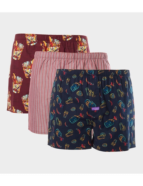 Mitch Dowd Old Fashioned Cotton Boxer Short, 2-Pack, Assorted product photo
