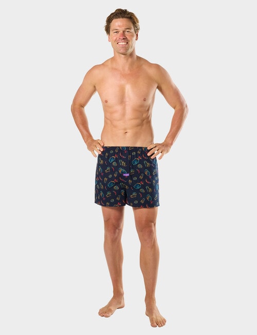 Mitch Dowd Old Fashioned Cotton Boxer Short, 2-Pack, Assorted product photo View 05 L