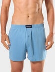 Mitch Dowd Cotton Knit Boxer Short, 3-Pack, Navy, Mid Blue & Light Blue product photo View 02 S