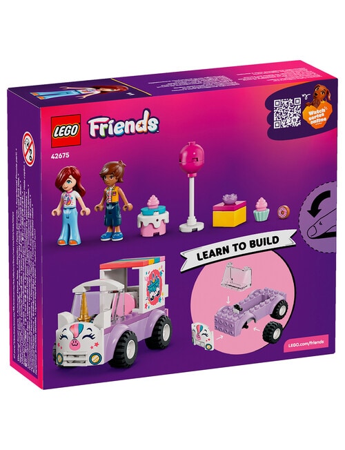 Lego Friends Unicorn Cake Delivery Car, 42675 product photo View 06 L